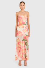 Load image into Gallery viewer, Amanda Uprichard Leo Maxi Dress | Hibiscus Print