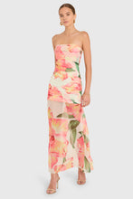 Load image into Gallery viewer, Amanda Uprichard Leo Maxi Dress | Hibiscus Print