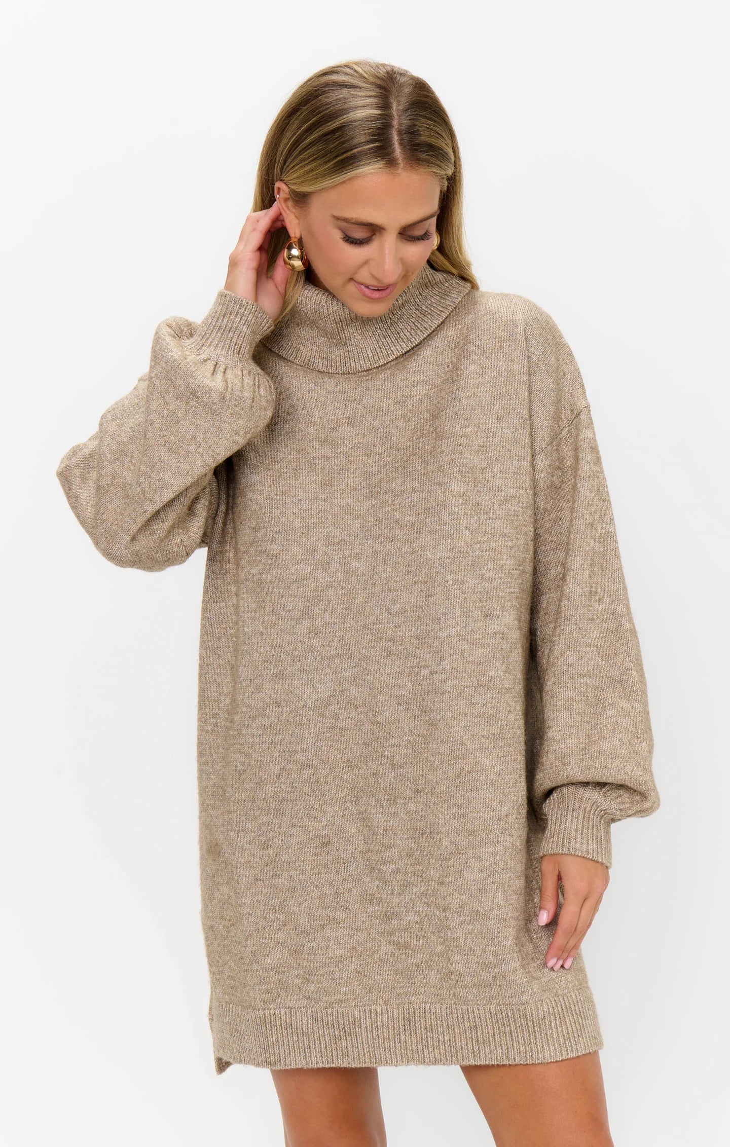 Show Me Your MUMU Chester Sweater Dress | Oatmeal Knit