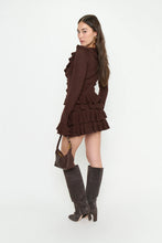 Load image into Gallery viewer, Show Me Your MUMU Marley Skort | Brown Pointelle Knit