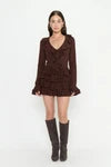 Load image into Gallery viewer, Show Me Your MUMU Marley Skort | Brown Pointelle Knit