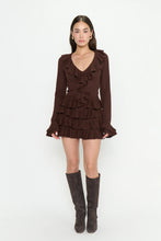 Load image into Gallery viewer, Show Me Your MUMU Marley Top | Brown Pointelle Knit