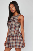 Load image into Gallery viewer, Show Me Your MUMU Meester Mini Dress | Saddle Plaid
