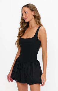 Show Me Your MUMU Marlo Mini Dress| Black
