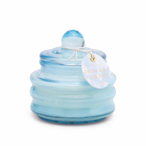 Beam 3oz Sky Blue Glass With Lid - Fresh Air + Sea Salt