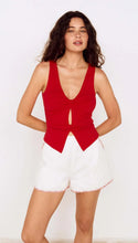 Load image into Gallery viewer, Mink Pink Noa Twist Detail Top | Red