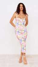 Load image into Gallery viewer, Mink Pink Celina Mesh Midi Dress | Watercolour Floral