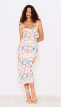 Load image into Gallery viewer, Mink Pink Celina Mesh Midi Dress | Watercolour Floral