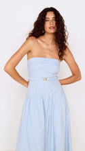 Load image into Gallery viewer, Mink Pink Ines Strapless Midi Dress | Sky Blue