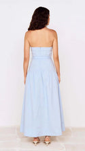 Load image into Gallery viewer, Mink Pink Ines Strapless Midi Dress | Sky Blue