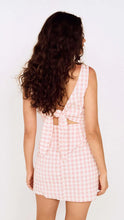 Load image into Gallery viewer, Mink Pink Sabina Tie Back Mini Dress | Pink Gingham