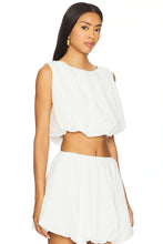 Load image into Gallery viewer, Mink Pink Alexa Bubble Crop Top