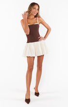 Load image into Gallery viewer, Show Me Your MUMU Tiffany Skort Dress | Chocolate and Cream
