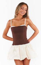 Load image into Gallery viewer, Show Me Your MUMU Tiffany Skort Dress | Chocolate and Cream