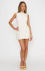 Show Me Your MUMU Ciao Mini Dress | White Eyelet Embroidery