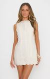 Load image into Gallery viewer, Show Me Your MUMU Ciao Mini Dress | White Eyelet Embroidery