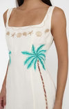 Load image into Gallery viewer, Show Me Your MUMU Steph Mini Dress | Beachfront Embroidery