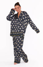 Load image into Gallery viewer, Show Me Your MUMU Overslept PJ Set | Dirty Martini Silky