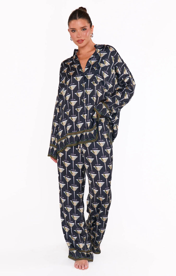 Show Me Your MUMU Overslept PJ Set | Dirty Martini Silky