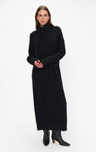 Load image into Gallery viewer, Show Me Your MUMU Montreal Midi Dress | Black Cable Knit
