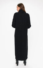 Load image into Gallery viewer, Show Me Your MUMU Montreal Midi Dress | Black Cable Knit