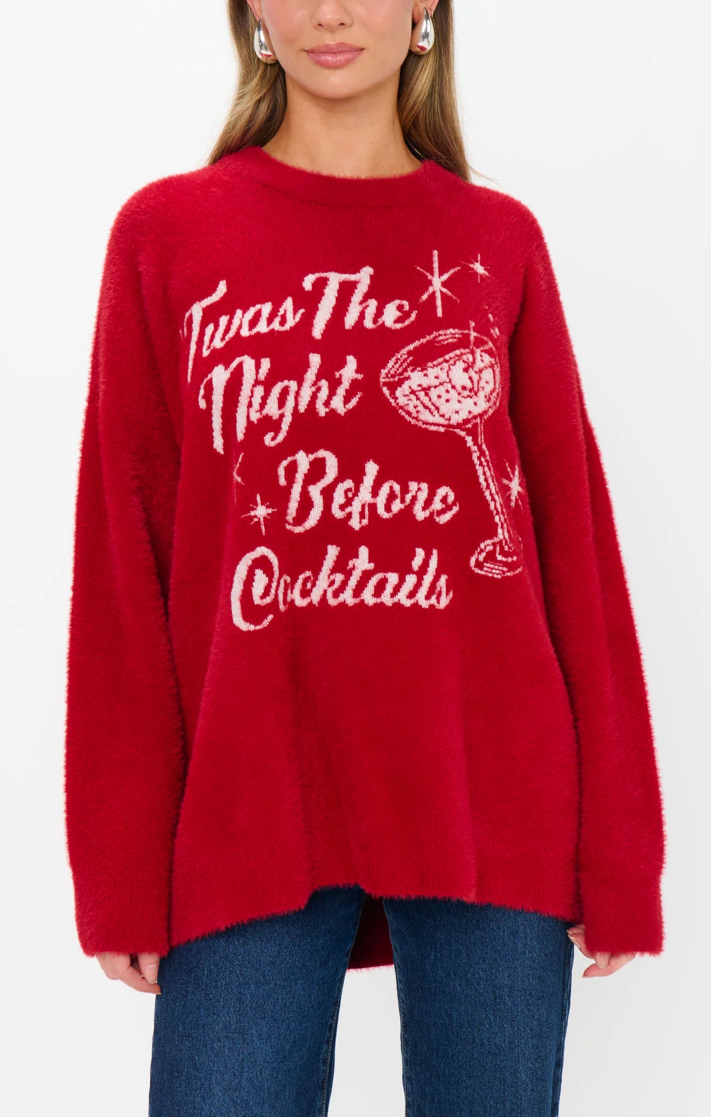 Show Me Your MUMU Classic Crewneck Sweater | Twas The Night Knit