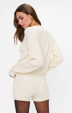 Load image into Gallery viewer, Show Me Your MUMU Throw On Cardigan | Snow Cable Knit