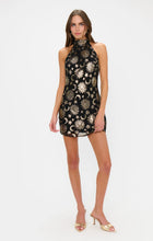 Load image into Gallery viewer, Show Me Your MUMU Lisa Mini Dress | Celestial Shimmer Chiffon