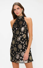 Load image into Gallery viewer, Show Me Your MUMU Lisa Mini Dress | Celestial Shimmer Chiffon