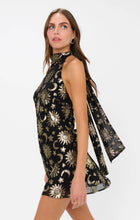 Load image into Gallery viewer, Show Me Your MUMU Lisa Mini Dress | Celestial Shimmer Chiffon
