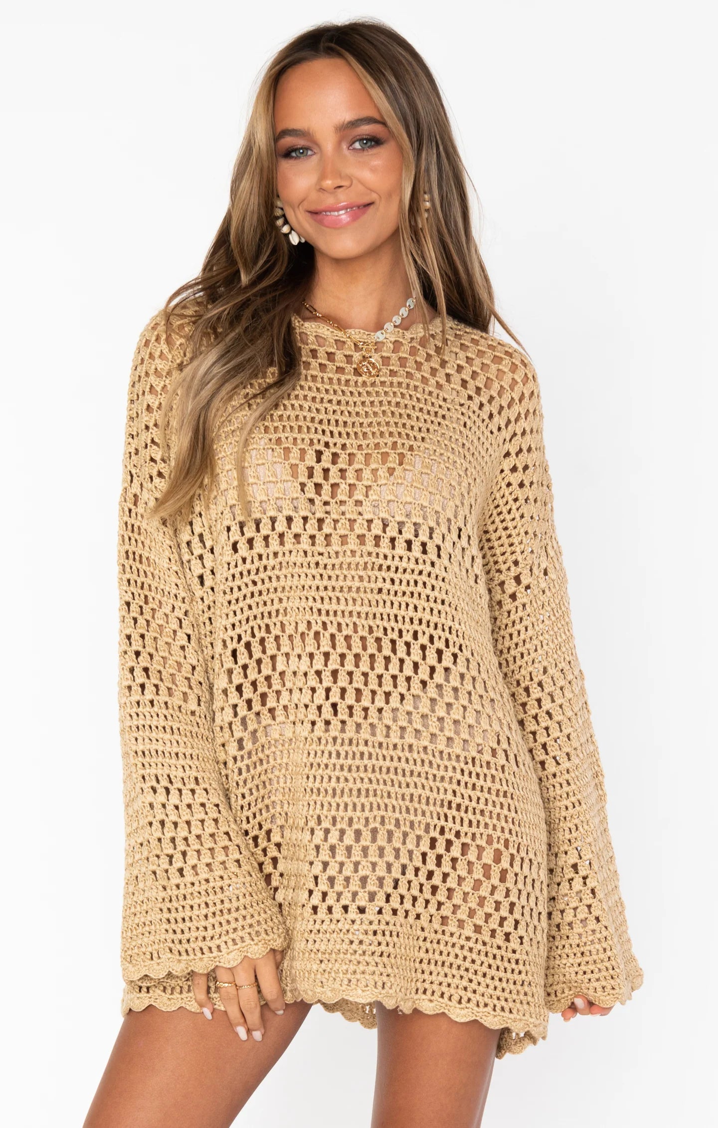 Show Me Your MUMU Paula Pullover | Latte Crochet