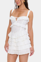 Load image into Gallery viewer, Show Me Your MUMU Lucia Romper | White Voile