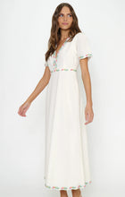 Load image into Gallery viewer, Show Me Your MUMU Thea Midi Dress | Wild Meadow Embroidery