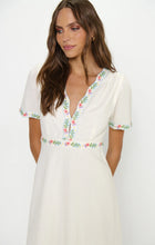 Load image into Gallery viewer, Show Me Your MUMU Thea Midi Dress | Wild Meadow Embroidery