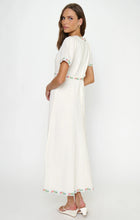 Load image into Gallery viewer, Show Me Your MUMU Thea Midi Dress | Wild Meadow Embroidery
