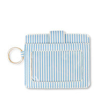 Load image into Gallery viewer, Blue Stripe Card Wallet