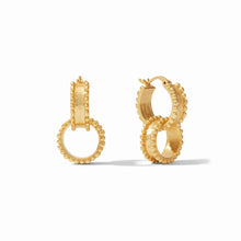 Load image into Gallery viewer, Julie Vos Gold Marbella 2-in-1 Earring