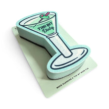 Load image into Gallery viewer, Wine Wash Co Martini Scrubbly | Tini Bit Dirty Green