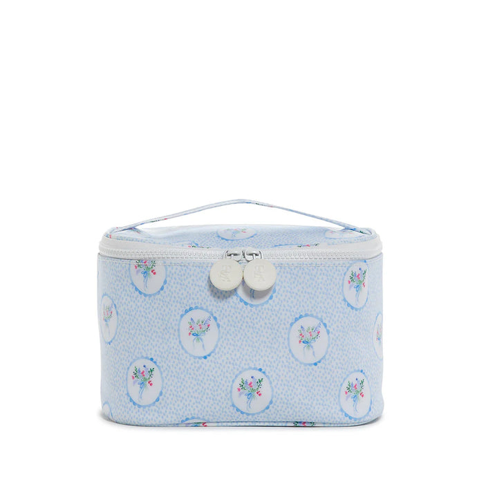 TRVL Kit Case | Floral Medallion Blue