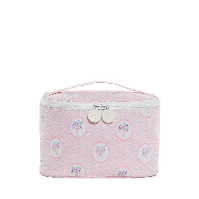 TRVL Kit Case | Floral Medallion Pink