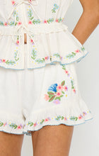 Load image into Gallery viewer, Show Me Your MUMU Cannes Shorts | Wild Meadow Embroidery