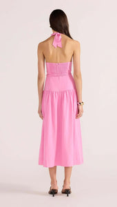 Mink Pink Melody Drop Waist Midi Dress