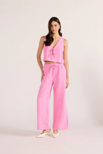 Load image into Gallery viewer, Mink Pink Melody Tie Crop Top
