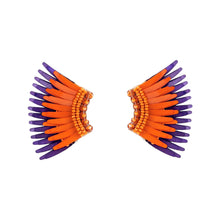 Load image into Gallery viewer, Mignonne Gavigan Mini Madeline Earrings | Orange/ Purple