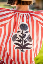Load image into Gallery viewer, Maison Marigold Porto Popover Top | Red Stripe