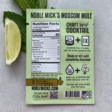Load image into Gallery viewer, Moscow Mule Single Serve Craft Cocktail