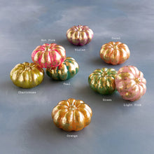 Load image into Gallery viewer, Glitterville Rainbow Pumpkin Candle