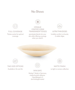 Nood No-Show Adhesive Nipple Covers | Soft Tan