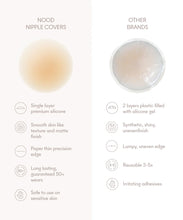 Load image into Gallery viewer, Nood No-Show Adhesive Nipple Covers | Soft Tan
