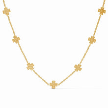 Load image into Gallery viewer, Julie Vos Gold Canterbury Delicate Station Necklace